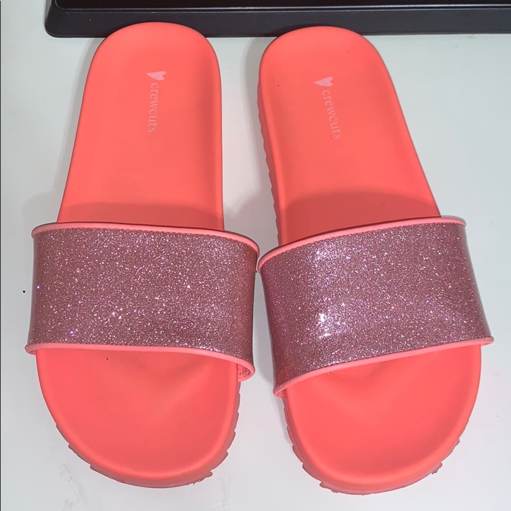 CREWCUTS GLITTER SLIDES